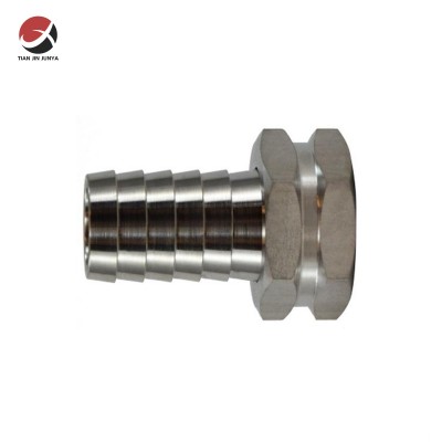 Customized Investment Casting/Lost Wax Casting Marine Grade Stainless Steel 316 Class Hose Barb/Male Thread Hose Connector for Boat/Yacht Plumbing System