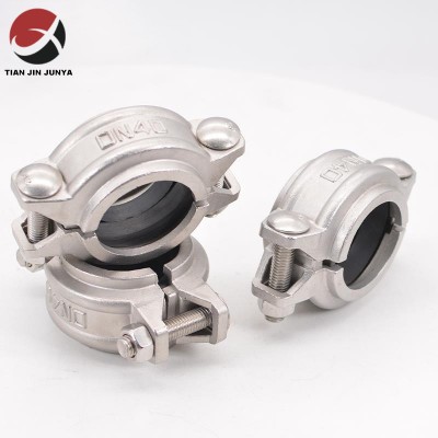 Sanitary Stainless Steel 304/316 Flexible Grooved Connector/Fastener/Coupling/Pipe Clamp Pipe Fitting. Bathroom/Toilet/Kitchen/Sink/Fire Protection Fittings