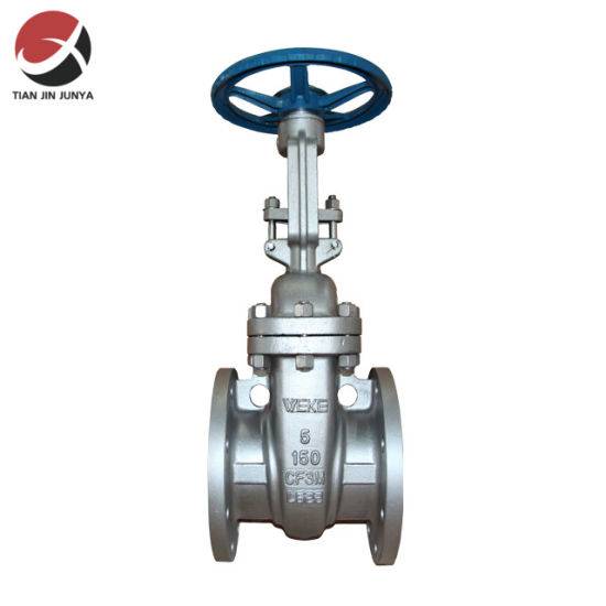 DN150 Stainless Steel 4 6 8 Inch Wheel Handle Flange Hydraulic Manual Sluice Gate Valve for Water