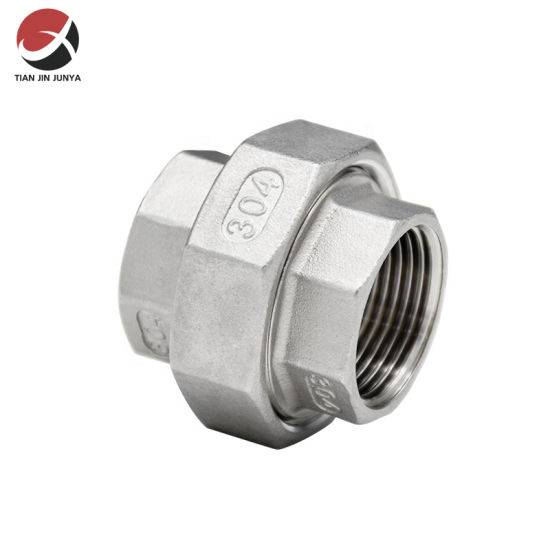 Junya Ready to Ship Casting Pipe Fitting Stainless Steel Connector Female Union Electrical Fitting Plumbing Materials HDPE Bathroom Toilet Building Fitting