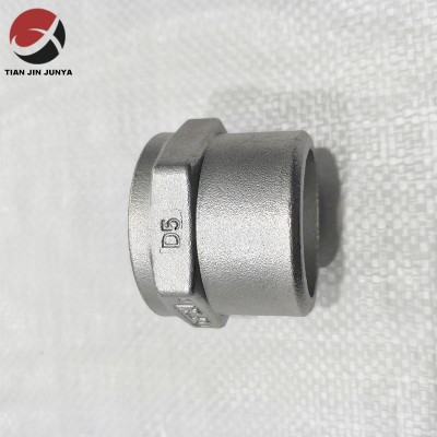 Junya casting OEM Precision Investment Lost Wax Casting Stainless Steel Valve Pipe Fitting Hex Adapter 304 316 Connector