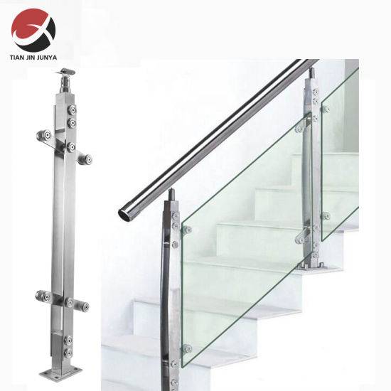 OEM Professional Manufacturer Investment Casting Stainless Steel Shower Room Glass Railing Handrail Baluster Balustrade Hardware Glass Door Clamp Fitting
