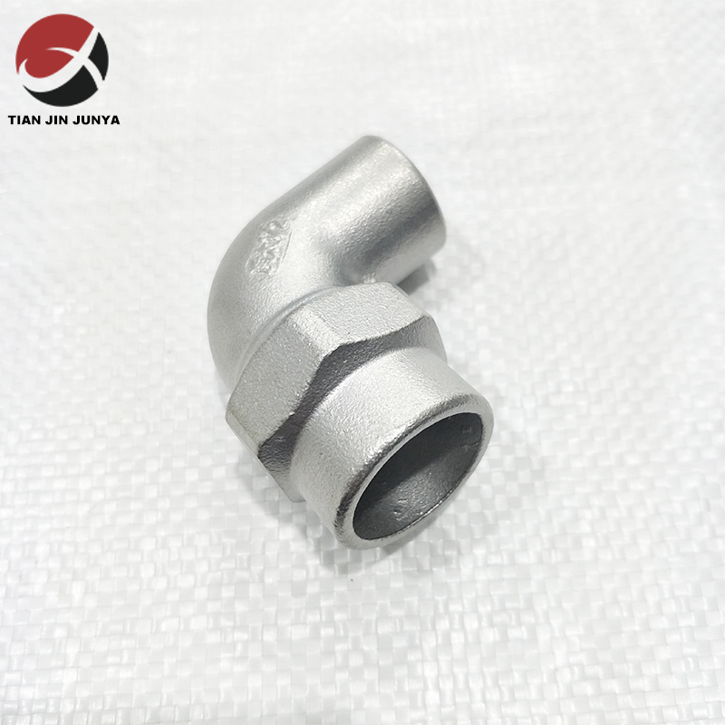 Junya کاسٹنگ OEM Precision Investment Lost Wax Casting Stainless Steel Hex Elbow نمایاں تصویر