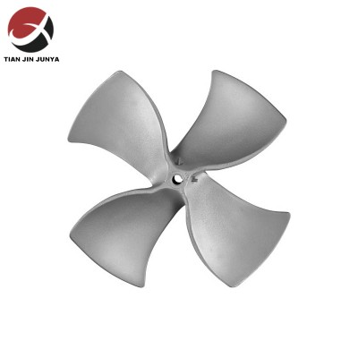 OEM Precision Casting Steel Machinery Parts Investment Casting Fan Impeller Blades