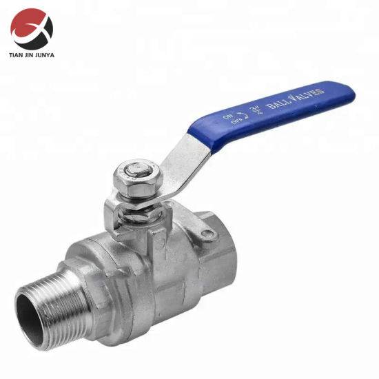 OEM ODM Customized Casting Products and Services Provider Factory Direct Sale Female/Male Stainless Steel 304/316 2PC Ball Valve Used in Water, Oil, Gas Flow Control in Plumbing System