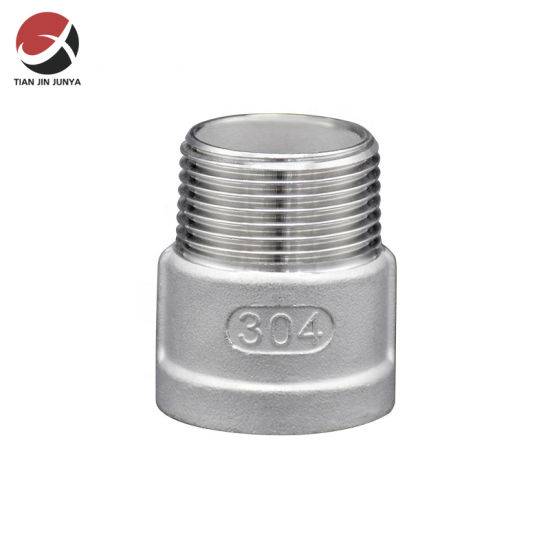 Junya Investment Casting Made Stainless Steel 304 316 Female Male Round Coupling Connector Pipe Fitting Plumbing Accessories