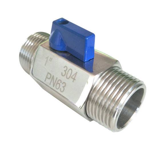 1/8" High Quality Factory Direct Stainless Steel 306 Male and Female Outside Thread Mini Ball Valve