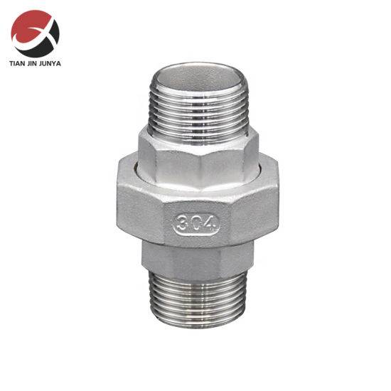 Stainless Steel 304 316 Male NPT Thread Casting Compression Dielectric Hydraulic Union Fitting Building Plumbing Materials