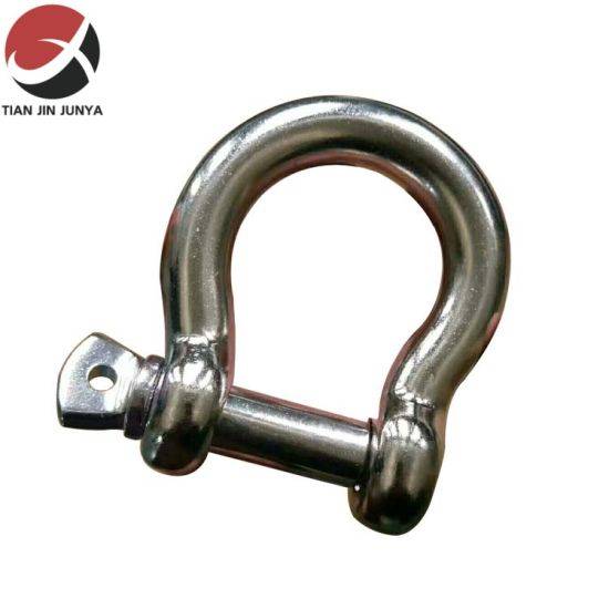 Lost Wax Casting Stainless Steel Bow Shackle Precision Casting Marine Hardware