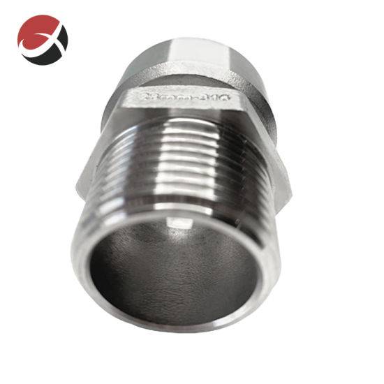 Customized Factory Direct 15mm-54mm Investment Casting Fitting Oil Sanitary Stainless Steel Pipe Fitting Thread Lost Wax Casting for Plumbing Accessories