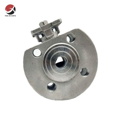 Best-Sell Manufacturing Direct Stainless Steel 1-Piece Wafer Type Ball Valve with Mounting Pad for Flow Control in Plumbing System