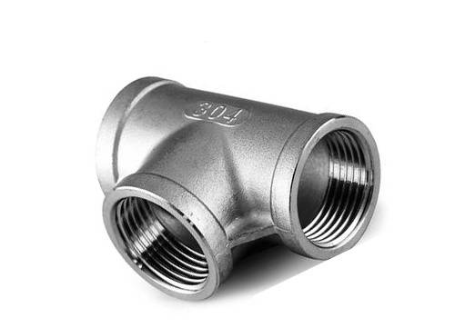 11/4" Cast Stainless Steel 304/316 Female Threaded Tee Pipe Fitting