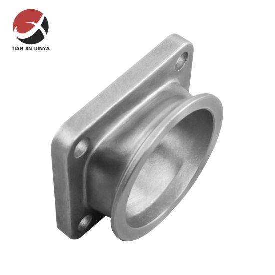 Junya OEM Supplier Standard Factory Direct Customized T4 4 Bolt Turbo to 3" V-Band 304 Stainless Steel Cast Flange Adapter Converter