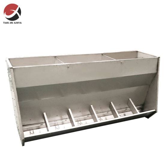 Junya 304 316 Stainless Steel Single Double Sides Animal Pig Water Food Trough Feeder Livestock/ Pig Equipment/ Farm Equipment/ Poultry Agricultural Equipment