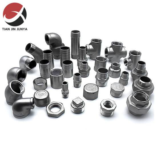 Stainless Steel 304/316 NPT/Bsp Thread Reducing Socket/Coupling Banded 1/2*3/8 Inch Pipe Fittings for Indoor/Outdoor Use Plumbing Accessories