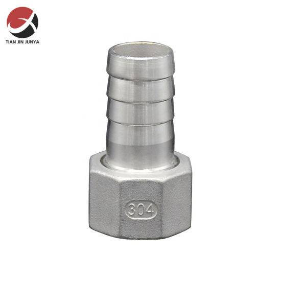 OEM Investment Casting Pipe Fitting Stainless Steel 304 316 Female JIS/DIN/Amse/ISO Thread Hydraulic Hex Hose Nipple Bathroom Fitting Plumbing Materials