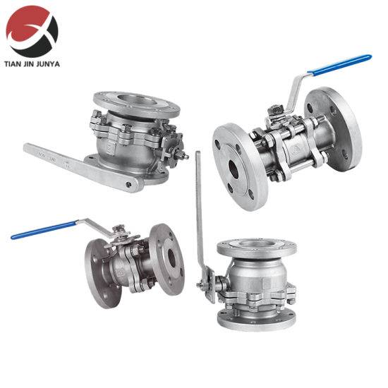 ANSI/ASTM/DIN/JIS standardni sanitarni 3-dijelni lijevani kuglični ventil od nehrđajućeg čelika s punim prečnikom od 3 inča Jy kuglični ventil s prirubnicom
