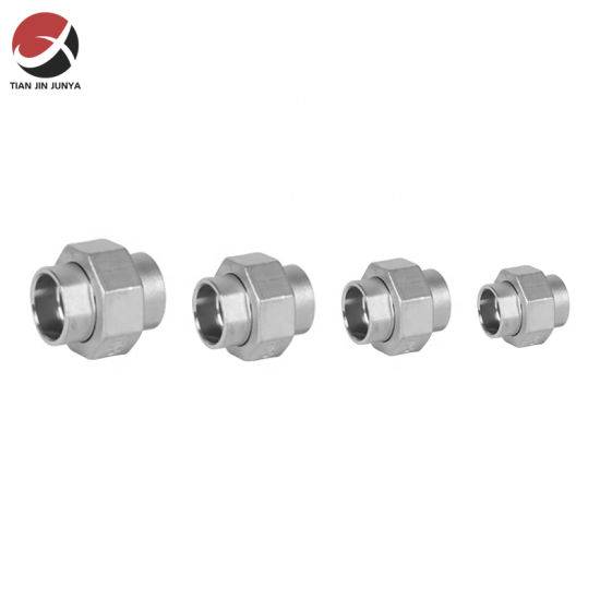 Junya Casting Connector Stainless Steel 304 316 Socket Welded Union Pipe Fitting Sanitary Used in Bathroom Kitchen Toilet Plumbing Accessories