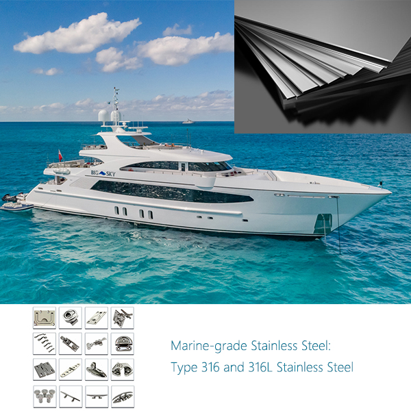 Marine-grade Stainless Steel: Type 316 and 316L Stainless Steel