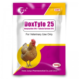High-Quality OEM China Gmp Company Products - DoxTylo 25 Tylosin Doxycycline Water-Soluble Powder  – Junyu Pharm