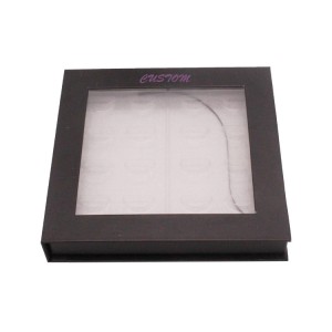 High Quality Book Shaped Box - Eyelash Box For 8-pair Of Eyelashes With Window – Knowledge Printing