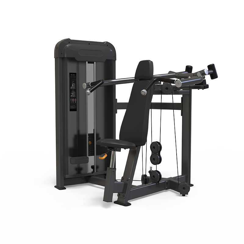 PE102 Shoulder Press Peralatan Gym Komersial Profesional