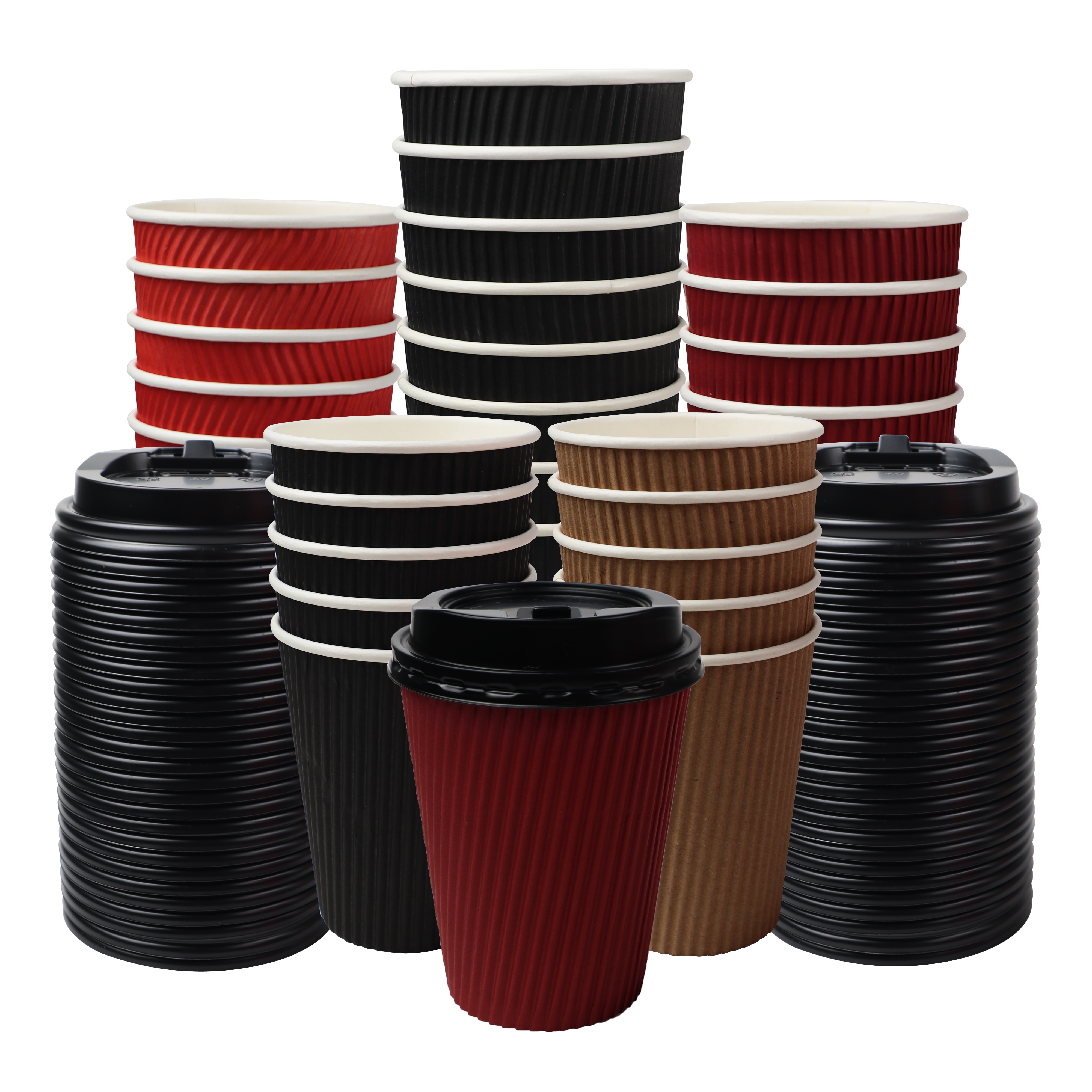 Customized Disposable Ripple Cup For Coffee Drink