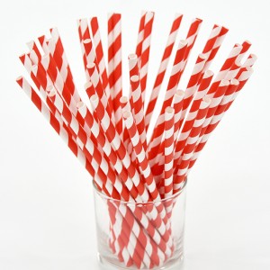 Customized Disposable Paper Straw For Party Drink