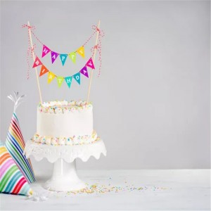 Bánh trang trí đầy màu sắc Lớp phủ trên bánh cho tiệc sinh nhật tiệc cưới