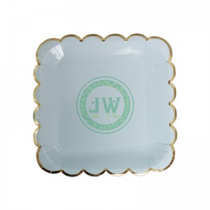Customized Disposable Pepa Plates For Party Birthday Wedding