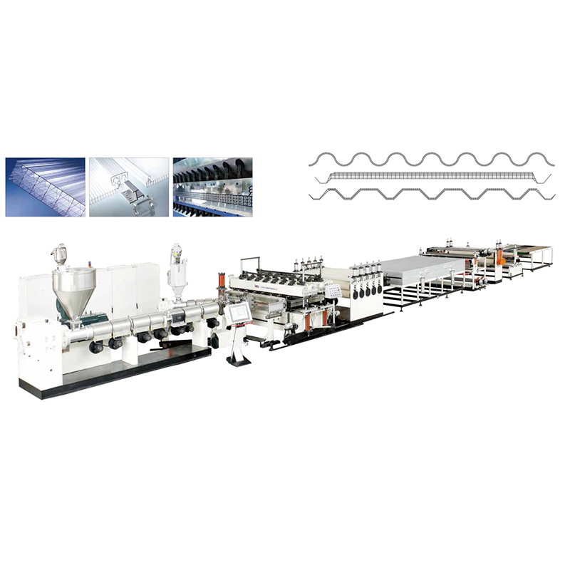 PC Hollow Cross Section Sheet Extrusion Line