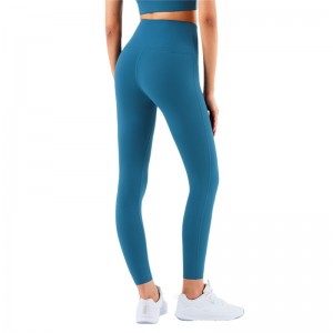 Pantalons de ioga nu de lycra d'alta elasticitat per a dones de cintura alta Fitness Legging esportiu per a dona