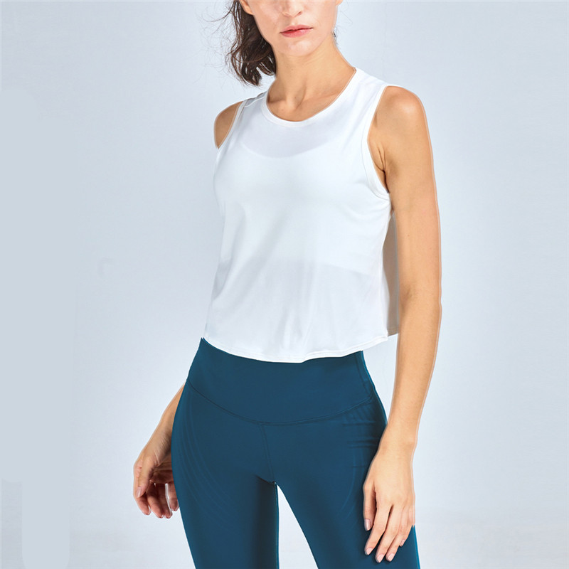 Nouveau vêtement de Yoga nu léger chemisier sans manches mince gilet de Fitness Image présentée