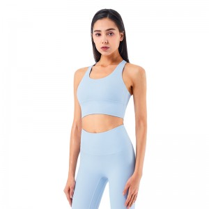 New Light Support Sports Underwear Sexy Botle Back Yoga Top