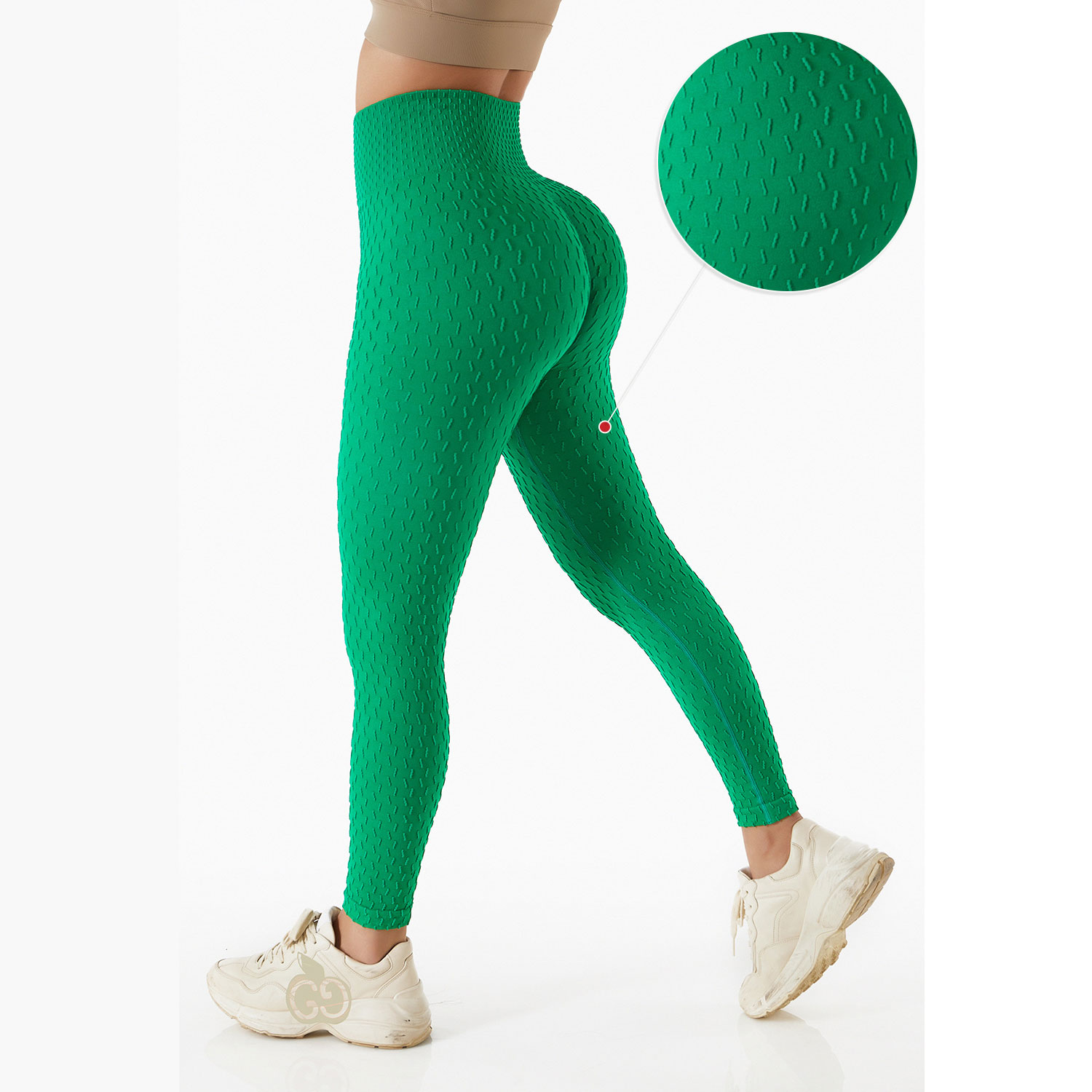 Pantalon de sport à tissage jacquard 3D pour l'entraînement Image présentée
