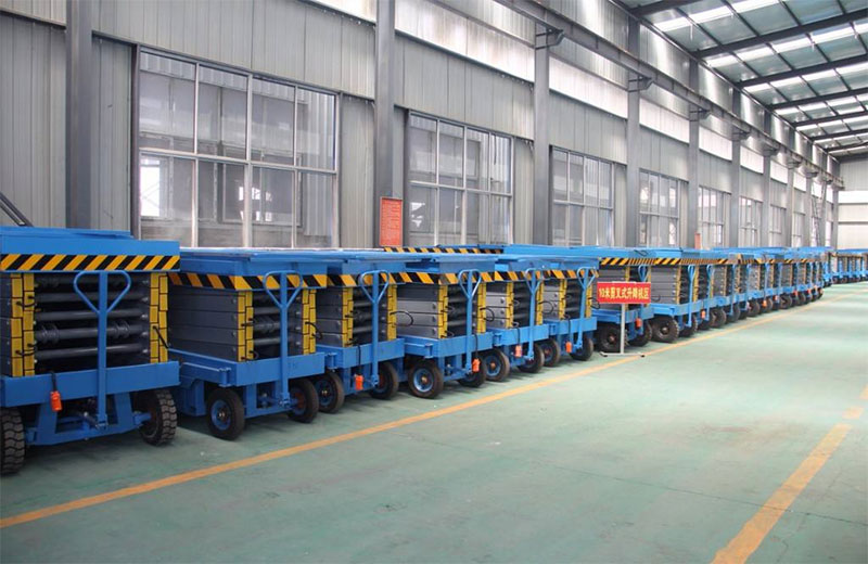 Improve the efficiency of the hydraulic lifting platform
