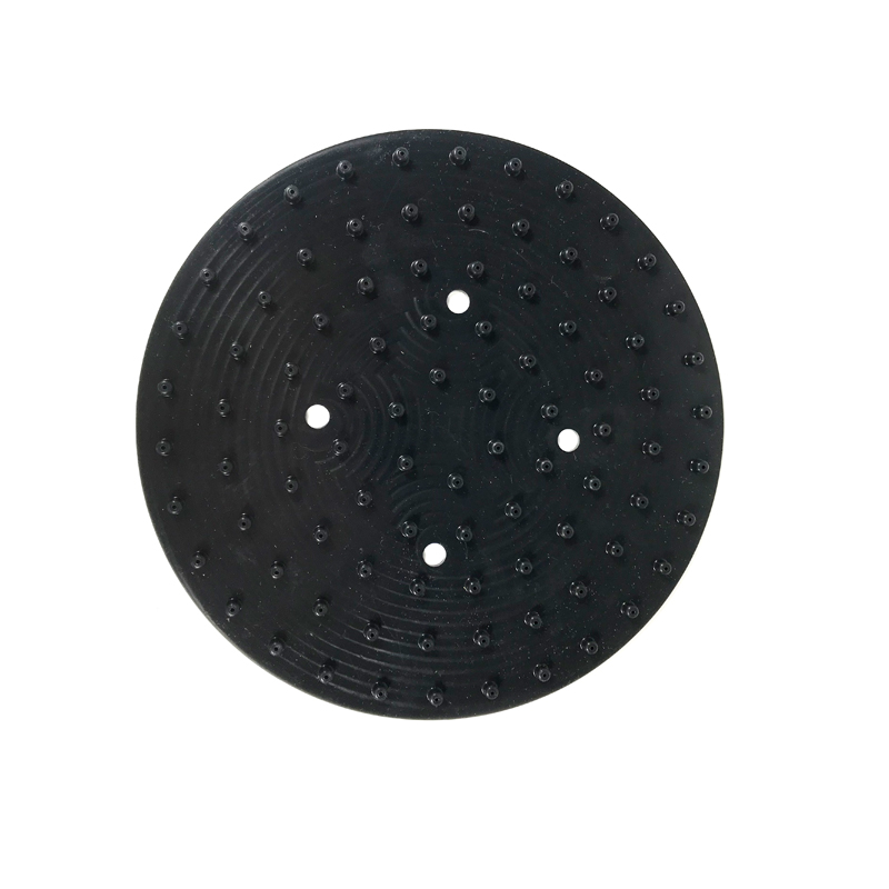 Immagine di presentazione della guarnizione in silicone per doccia rotonda nera personalizzata
