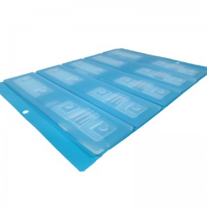 Teclado de silicona transparente con adhesivo traseiro