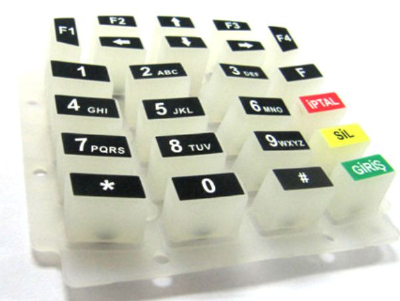 Silicone products remota potestate keypads in futuro mutationis