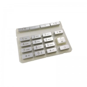 conductive telephono silicone keypad