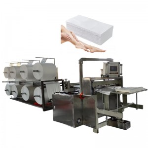 Disposable Non woven Hair Drying Towel Foot Towel Making Machine for Foot Care Foot Massage
