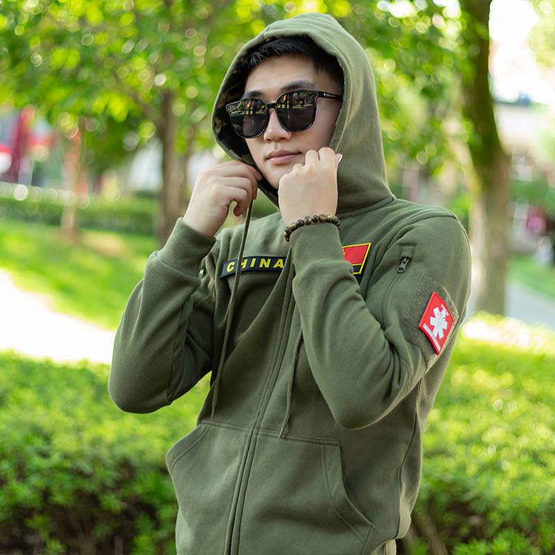 Wholesale High Quality Autumn and Winter Men’s Windproof Sports Hooded Sweatshirt