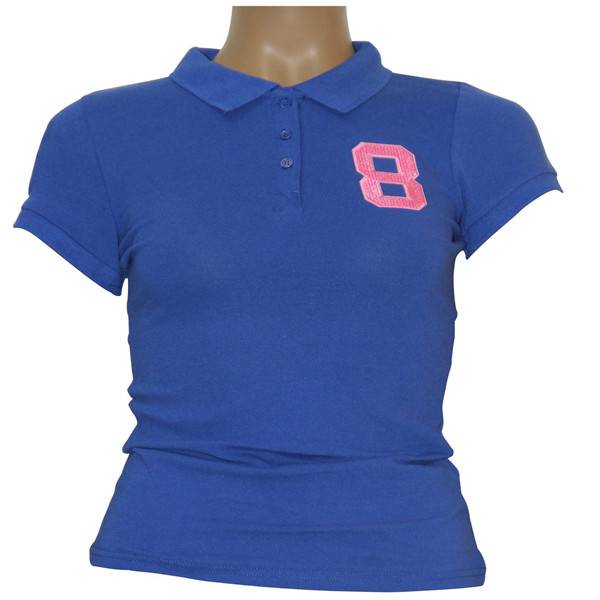 Customized LogoLabelBrand Promotional Cotton Clothes Sport Wear Breathable LadiesWomen Polo-Shirt