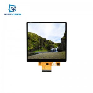 3.95 “Ownuk ölçeg 480 RGB × 480 nokat TFT LCD displeý modulynyň ekrany