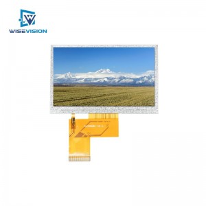 4.30 “Ownuk ölçeg 480 RGB × 272 nokat TFT LCD displeý modulynyň ekrany