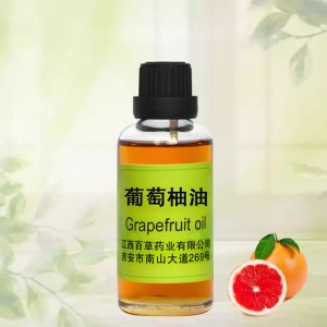 OEM Pure Organic Grapefruit Essential Oil Wingi kwa Aromatherapy na Massage Mafuta