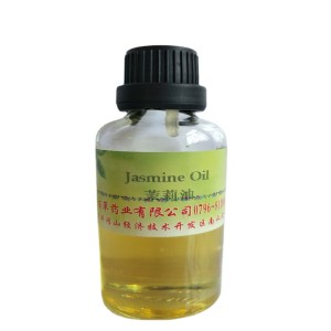 100% Pure Essential Oil jasmine roj rau tshuaj pleev ib ce, tsw ntxhiab roj