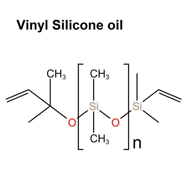 Óleo de silicone terminado em vinil Imagem em destaque