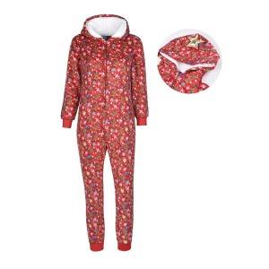 Factory OEM Onesies Christmas pajamas star hood