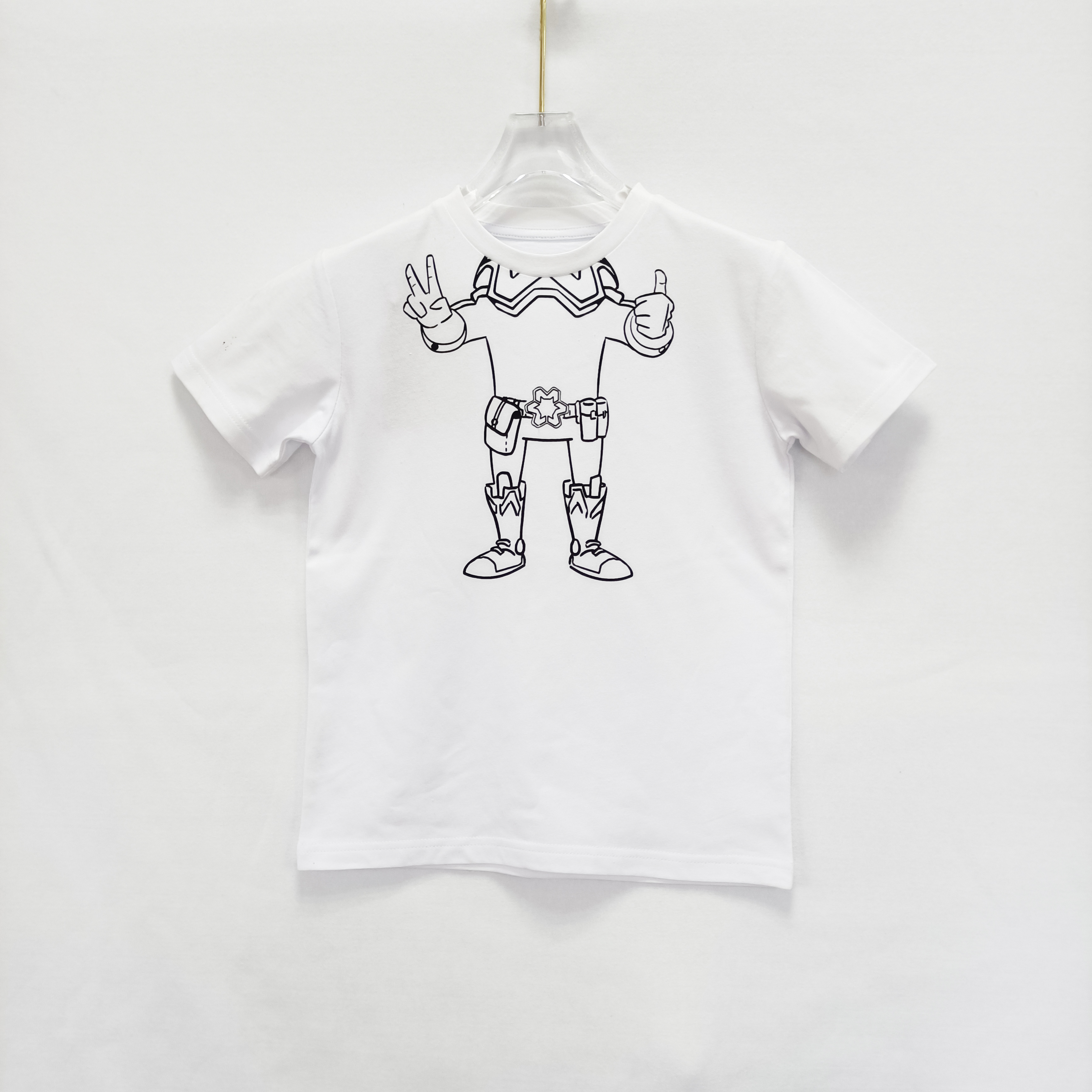 Breathable Cotton Kids Silk Screen Printing T-shirt